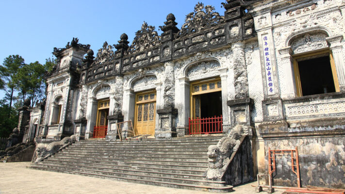 Thien Dinh palace in Khai Dinh tomb