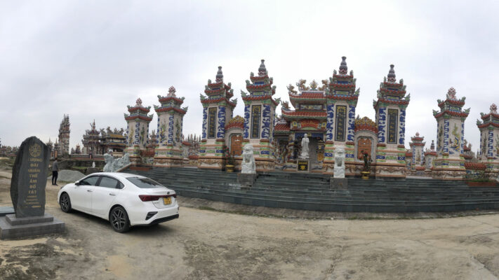 A car is too small with a graves